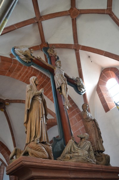 Das Triumphkreuz der Wechselburger Basilika. Foto: Sabine Bley